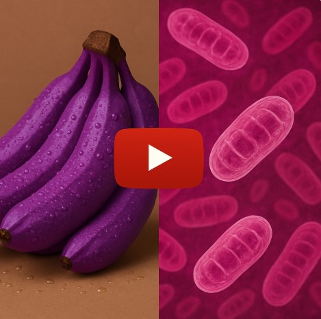 Purple Banana Image With Mitochondia For Lander