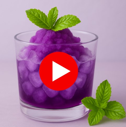 Purple Peel Image With YouTube Click Button